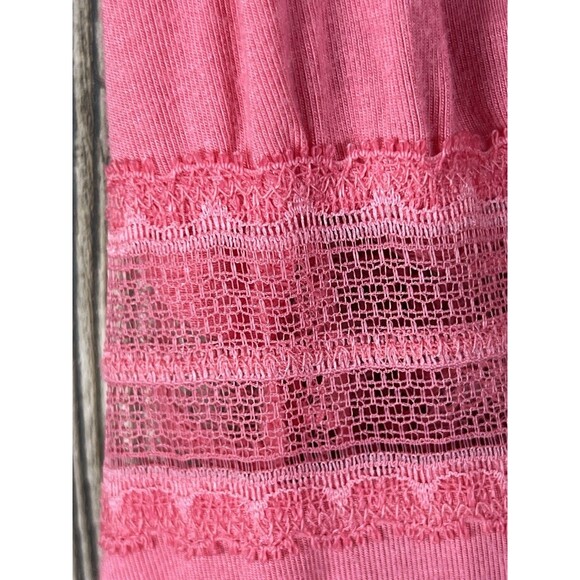 Victoria's Secret M Pink Lace Trim Babydoll‎ Lingerie Cami Romantic Coquette Y2K - Picture 3 of 11